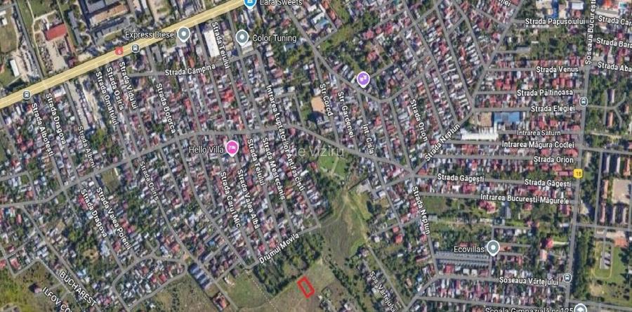 Teren Intravilan 846m2 - P+3-5 - Str. Drumul Movila, Sector