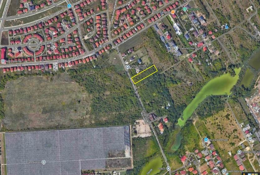 Pipera, Câmpul Pipera, 3.022 mp, intravilan, construcție, deschidere 25m - 1