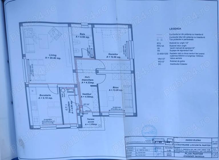 Casa de 80mp cu teren de 2000mp - 9