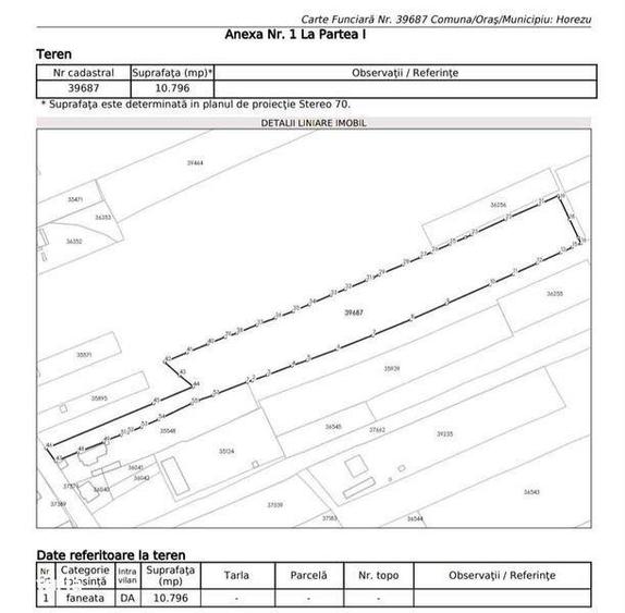 Teren intravilan de vanzare Horezu Valcea - 3