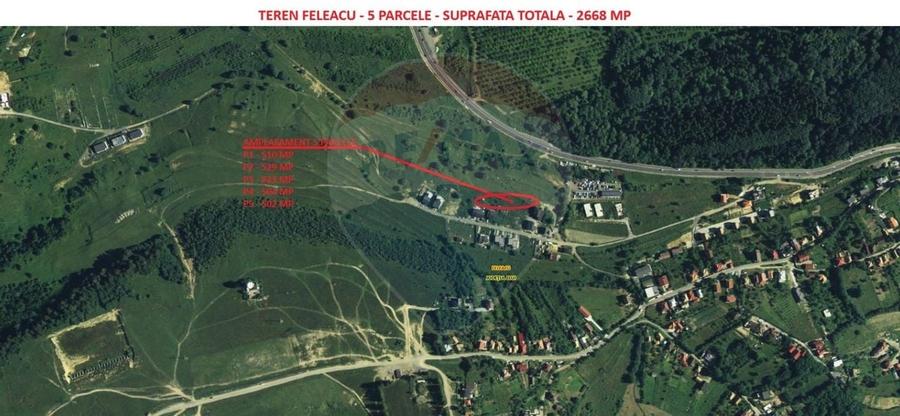 Teren de vanzare 1039 mp in Feleacu, – Panorama superba catre oras - 1