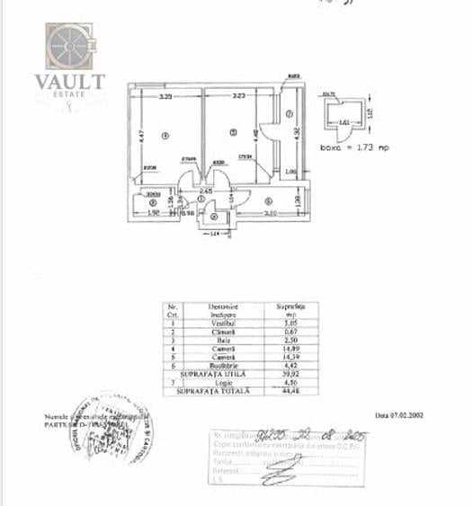 Apartament 2 Camere -Centrala  Proprie-  Unirii