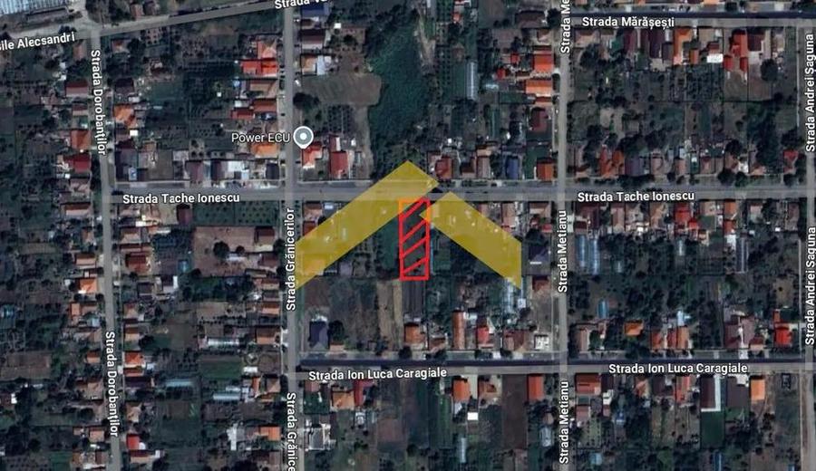 Teren 1,100 mp de vanzare in orasul Curtici - 1