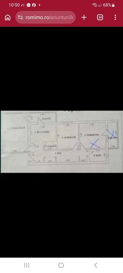 Apartament Fieni etaj 2 3camere 2 balcoane inchiriere/vanzare - 1