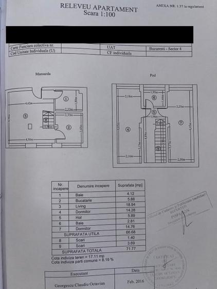 Vand Duplex 4min pe jos de Metrou Apărătorii Patriei 3 camere 2 bai 72mp - 3