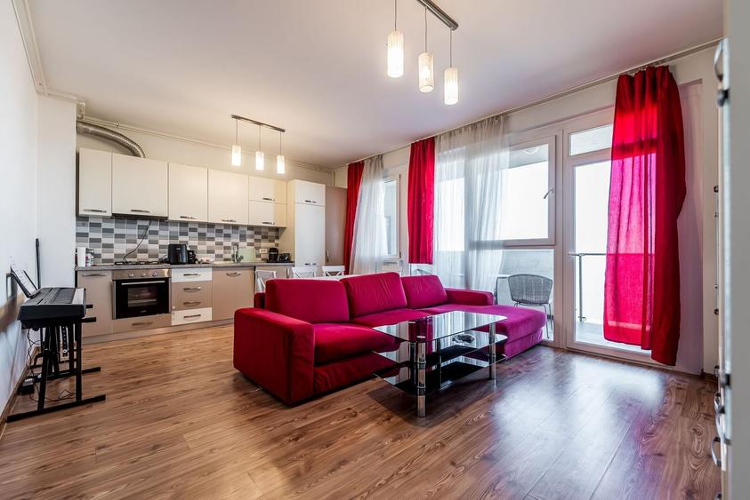 Apartament cu 2 camere nedecomandat, mobilat în Central
