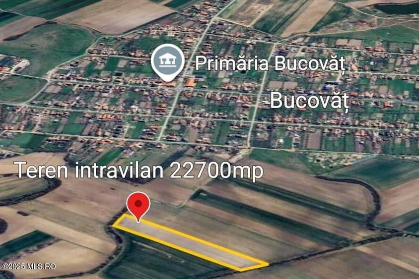 Bucovat - Lot Intravilan 2.27 Ha, PUZ inceput, Rezidential + Servicii! - 2