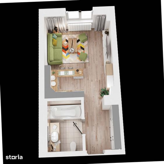 Garsoniera RIN Grand Residence - et. 8/13 - ideala investitie - 1