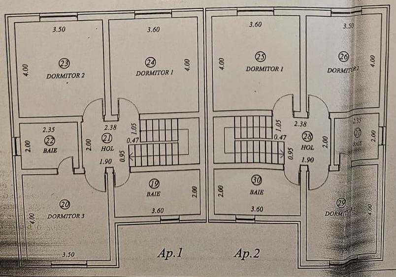 Duplex nou, 5 camere, P+E, cu perete despărțitor dublu, Dumbrăvița, comision 0% - 3