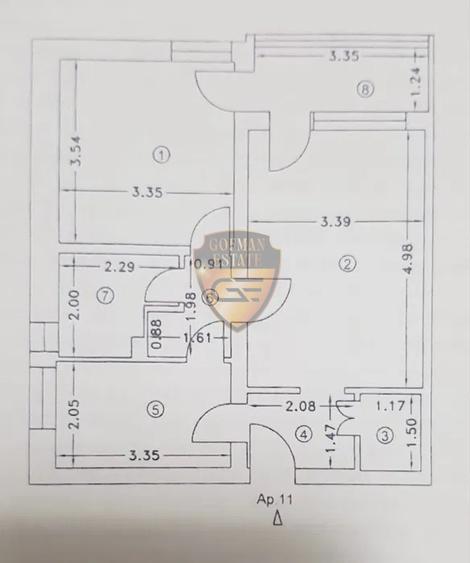 2 cam Constanta la 150m de City Mall 51mp circular et 3/4, balcon, centrala gaze - 5