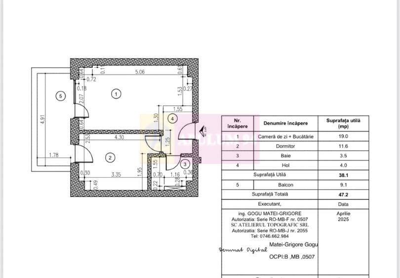 Studio cu dormitor separat, Prima Vista sos.Fabrica de Glucoza - 15