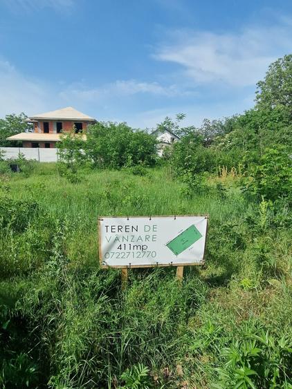 Mogosoaia-Str Ariei teren intravilan  construibil 411mp cu deschidere 14.11ml - 8