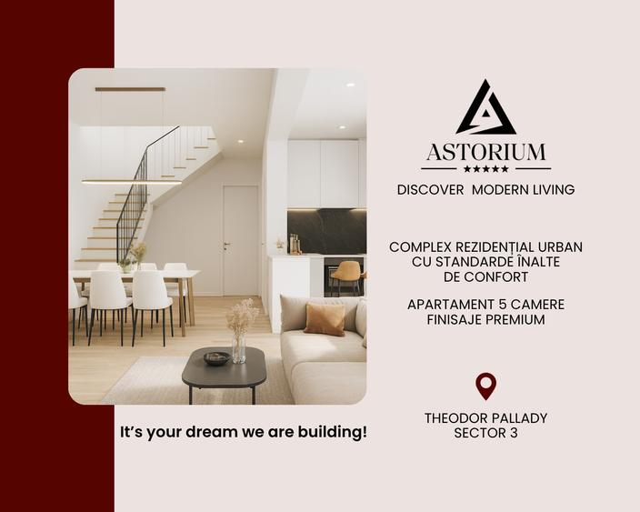 Apartament 5 Camere Duplex cu Finisaje de Lux | Rezidențial | Comision 0% - 1