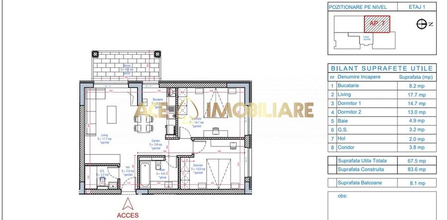 3 Camere de vanzare | Calea Calarasilor | Metrou | Centrala | Parcare - 7