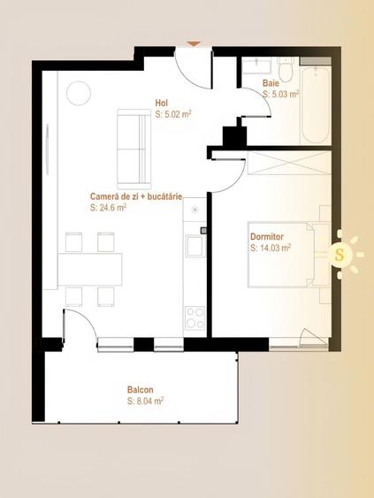 Apartament 2 camere zona VIVO - 7