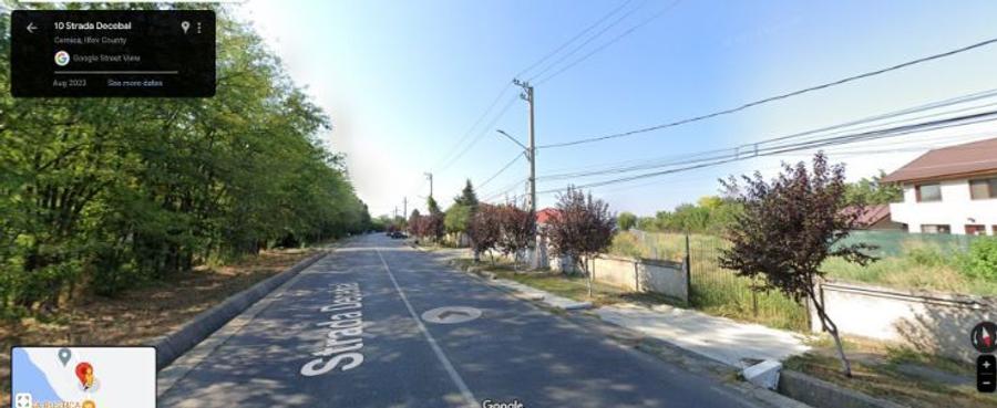 Teren Cernica - vedere spre lac si via a vis de padure - 6