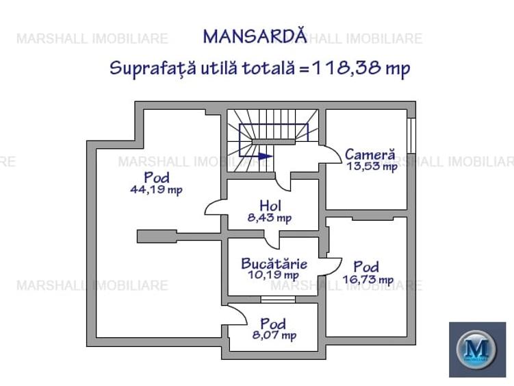 Spatiu  birouri de inchiriat, zona Ultracentral, 231 mp #16415 - 8
