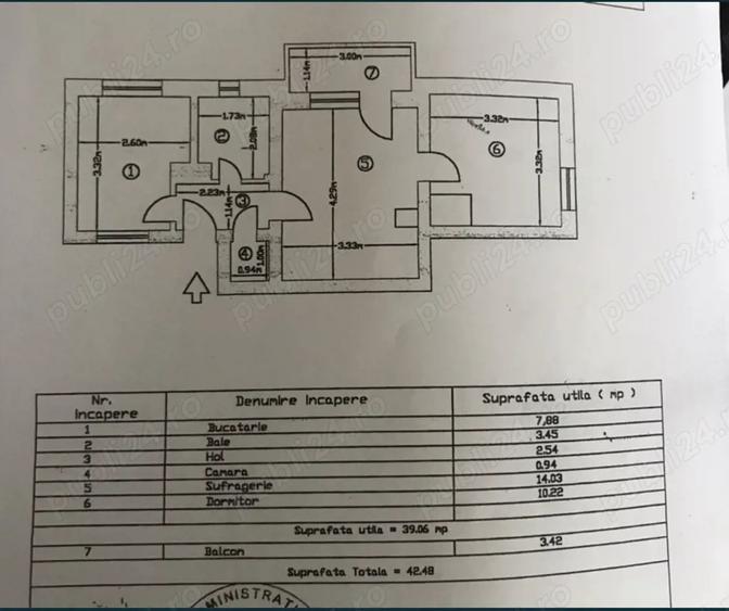 Vanzare apartament ultracentral Bld.Republicii, etaj 1 - 4