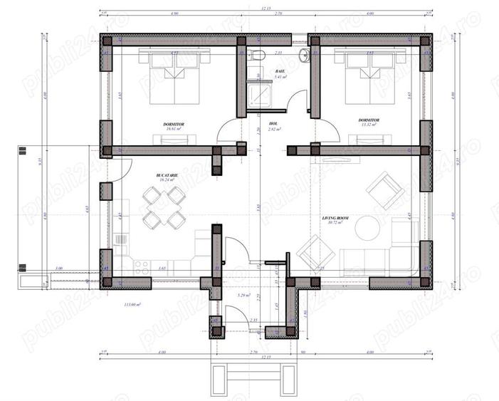 Casa noua (2024) Comarnic Valea Prahovei, teren 820 mp, DN1 - 4