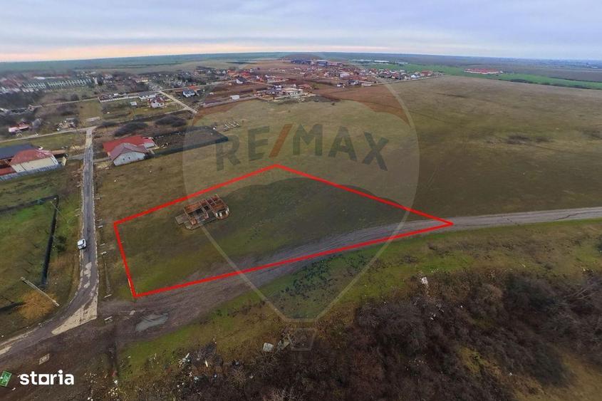 Teren generos cu doua fronturi, Frumuseni zona in dezvoltare - 7