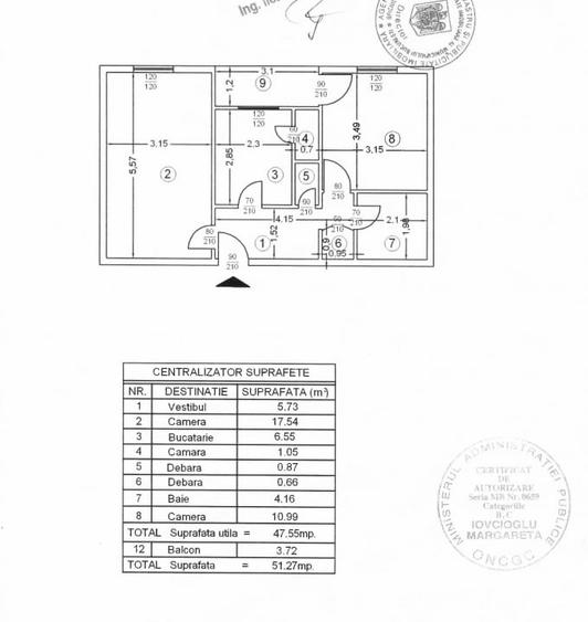 Decomandat* bloc 1980*etaj 3/8* 7 minute metrou* Str. Azurului - 13