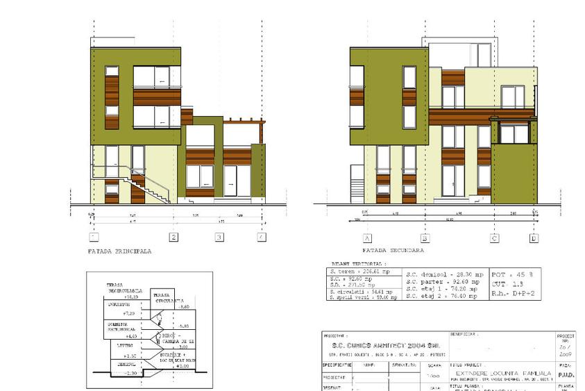 Teren 201 mp Domenii cu casa mica renovabila ?i draft proiect P+2 - 1