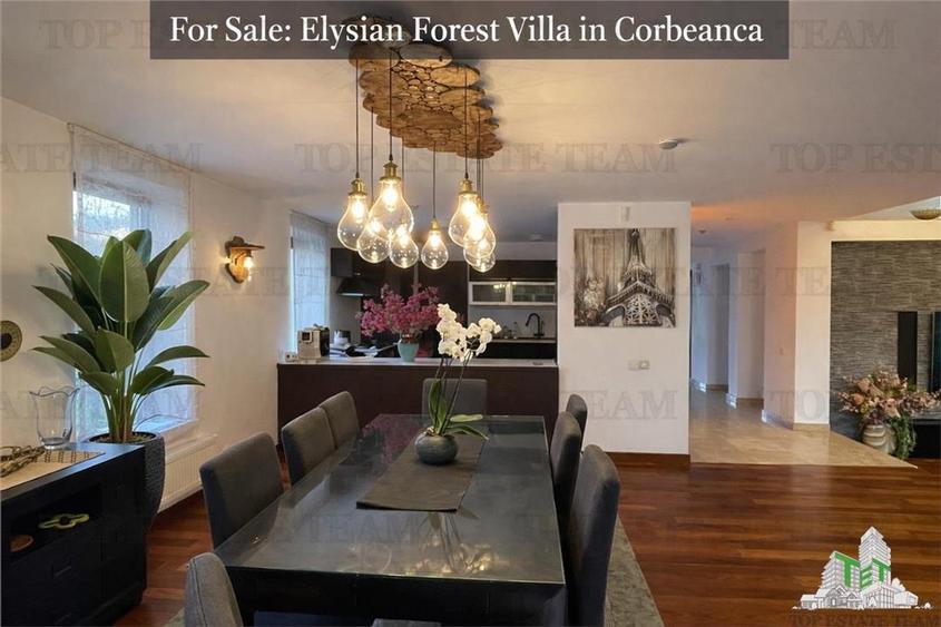 Casă individuală cu 7 camere cu Teren 1000 Mp în Corbeanca