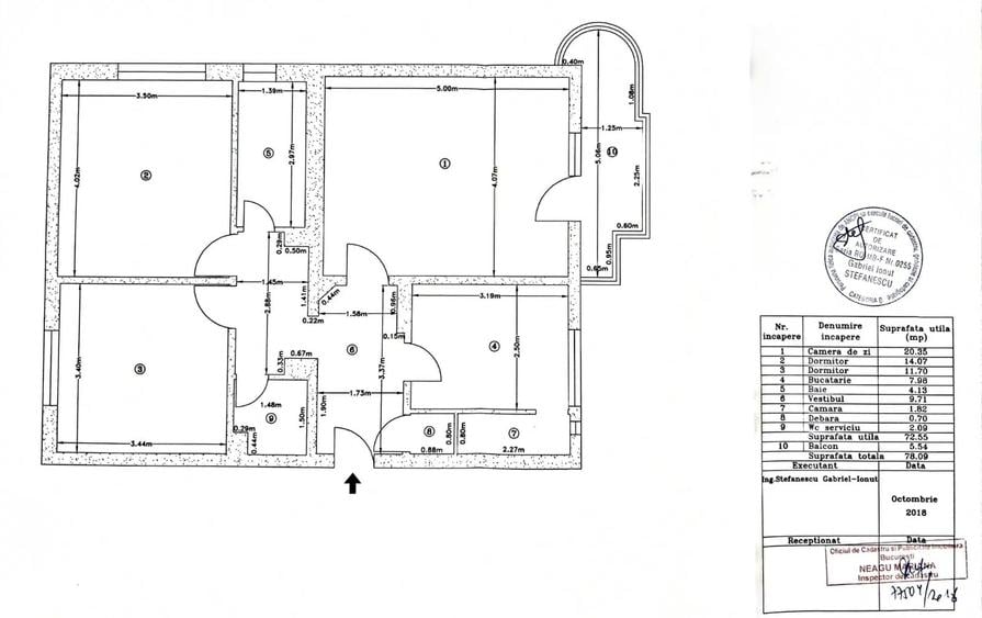 Rond Alba Iulia - 3 camere , ideal investitie - 8