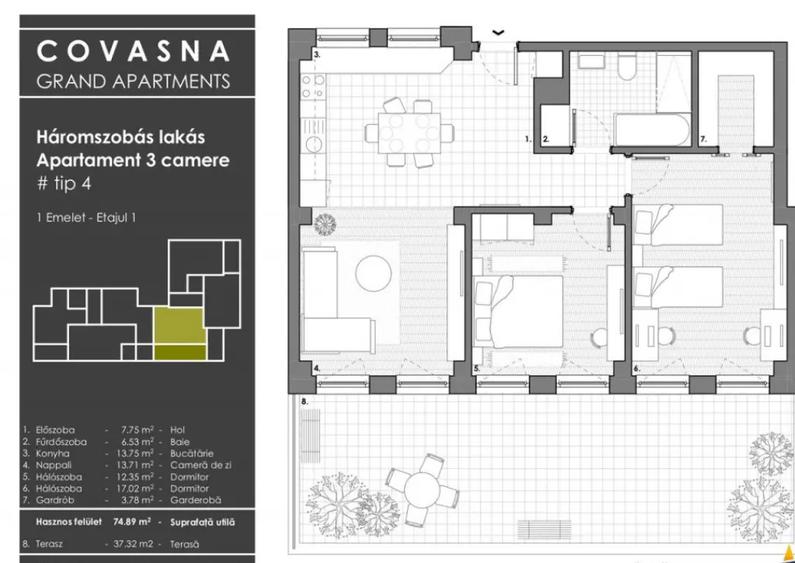 Edificiu cu proiect de apartamente aparthotel, Central, Cov - 7