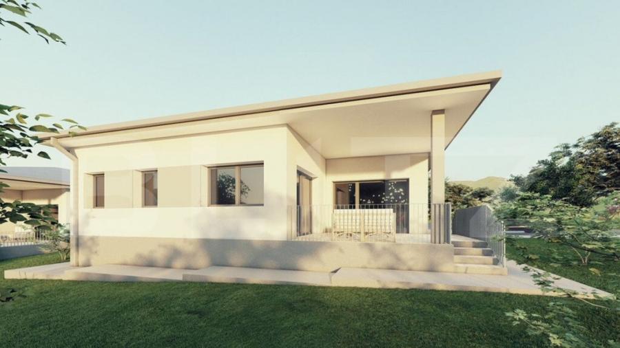 Casa semifinisata pe un nivel, 600mp teren - 2