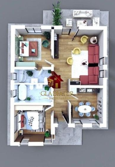 Casă parter LeGaga Cornesti, complex rezidential, comision 0 - 3