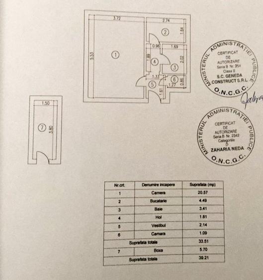 Muncii - Basarabia - Bloc mixt -Garsoniera cu boxa - etj 2 - 10
