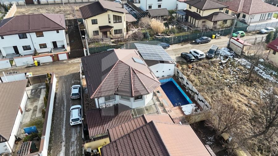 Vila de Vanzare Domnesti indepedenta energetic cu piscina incalzita - 18