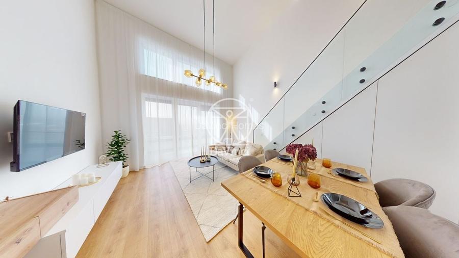 Direct dezv. -Penthouse 4 camere, mobilat complet, aer conditionat Direct dezv. -Penthouse 4 camere, mobilat complet, aer conditionat