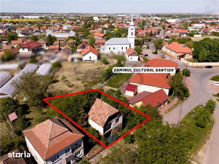 Casă cu 3 camere cu Teren 542 Mp în Borș