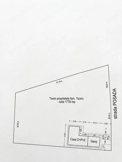 Teren de 1778 mp, în Kamsas