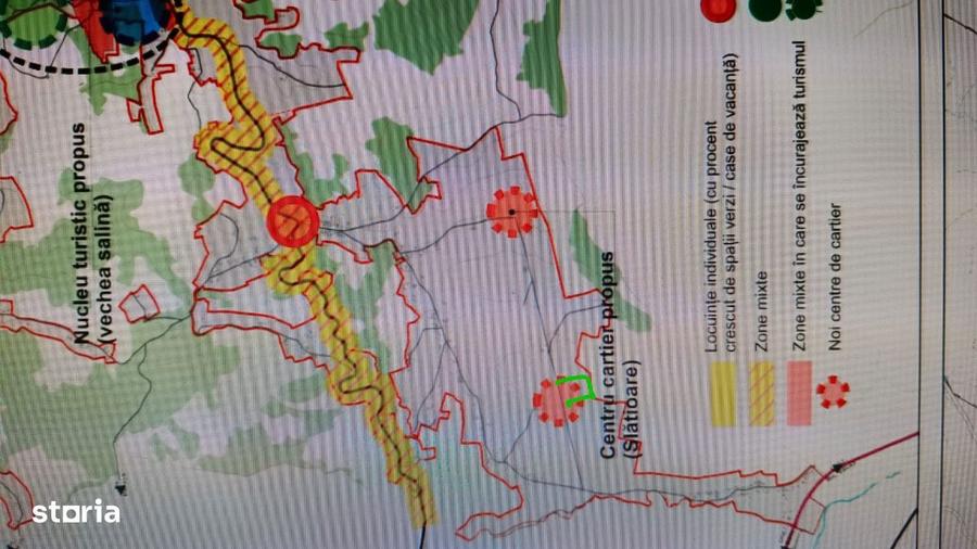 Ocnele Mari , Slatioarele, 2500mp plat , priveliste - 3