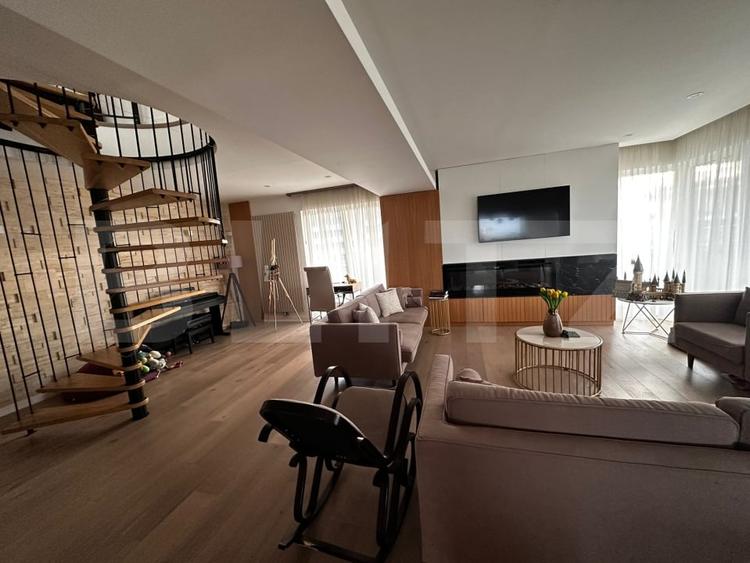 Apartament tip penthouse, 210 mp, 260 mp terasa, 2 garaje, Buna Ziua - 4
