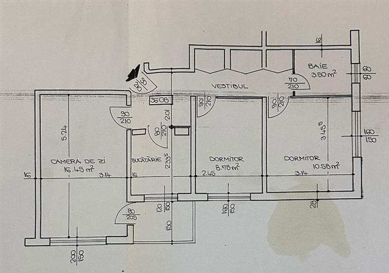 Apartament de 3 camere cu centrala Titan metrou Grigorescu - 1