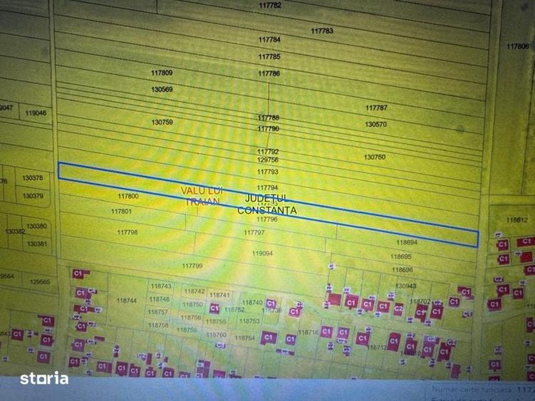 teren intravilan 5000mp valu lui traian jud constanta valul lui traian - 5