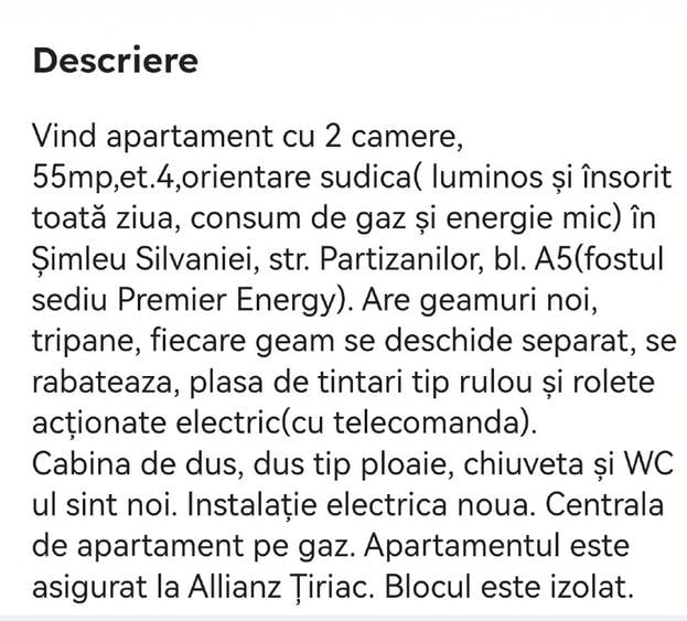 Vind apartament  - 1