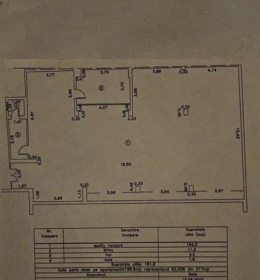 Spatiu comercial zona Vidin, Suprafata utila 181mp - 2