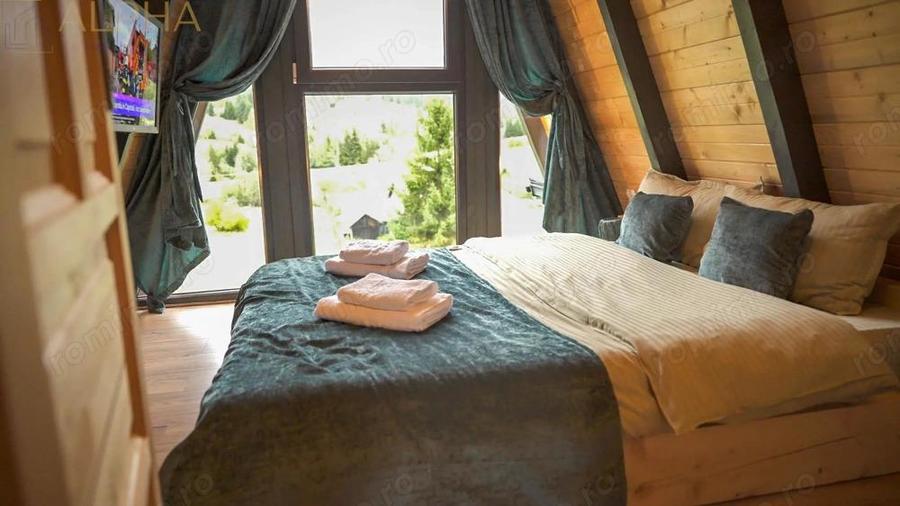 Cabana A Frame 115mp utili, Teren 3450mp, Coada Lacului Colibita - 14