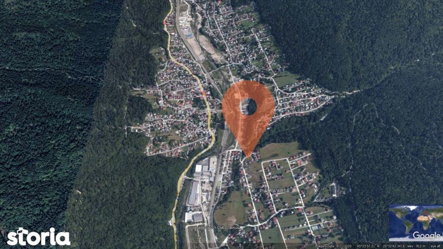 Teren 1407 mp Poiana Tapului. Vedere Bucegi .Tripla Deschidere - 10