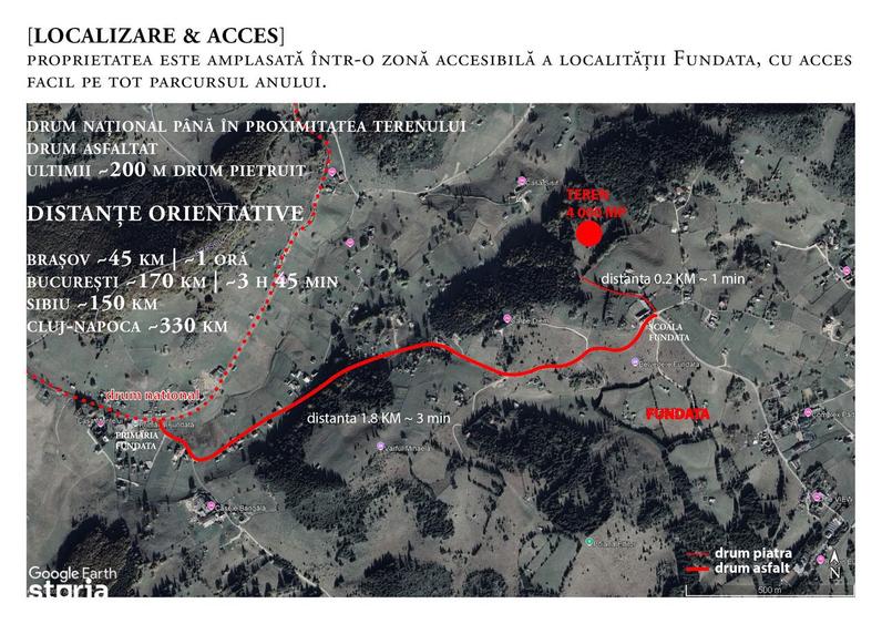 Teren intravilan 4.000 mp FUNDATA | vedere Piatra Craiului | proiect | - 5