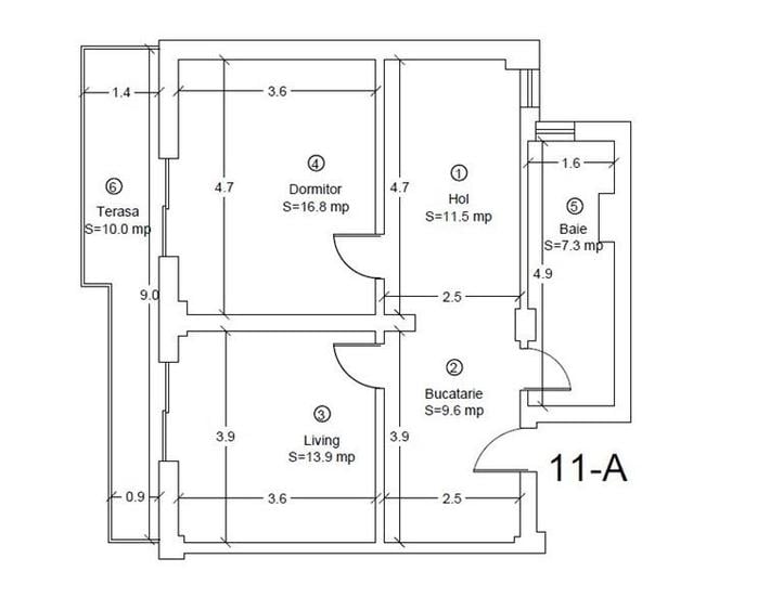 APARTAMENT 2 CAMERE BLOC NOU GIARMATA-VII - 2