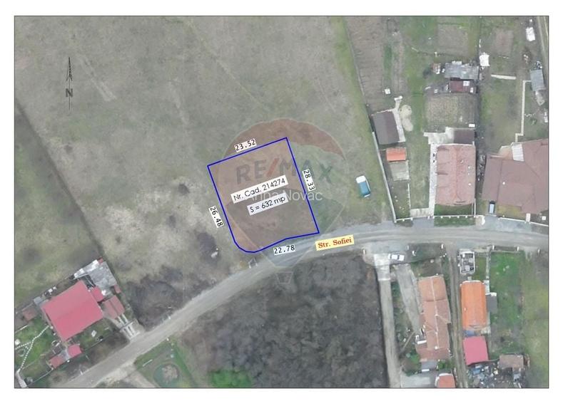 Teren de vanzare 632 mp zona Dealuri Oradea, Strada Arinului