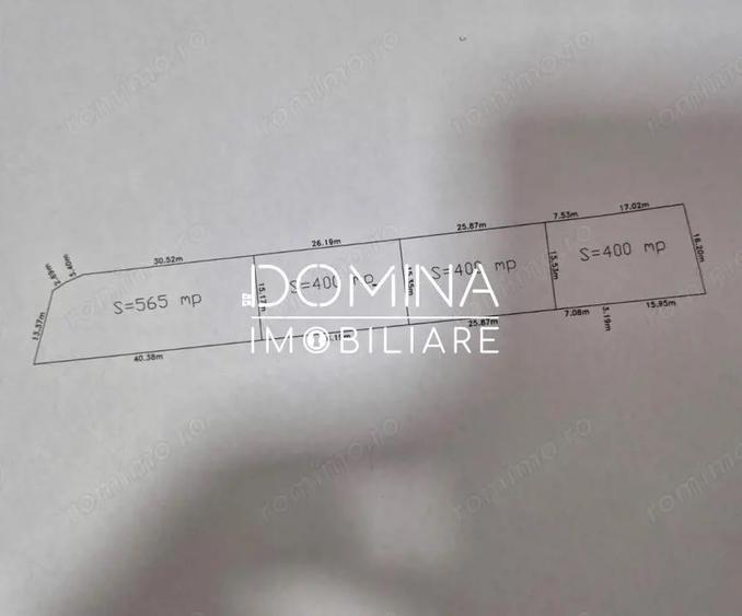 Vanzare loturi teren intravilan 400-565 mp - Lele?ti - utilita?i la front - 2