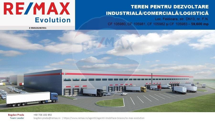 DE VÂNZARE| Teren industrial 59,600mp Feldioara / DN 13 0% COMISION! - 4