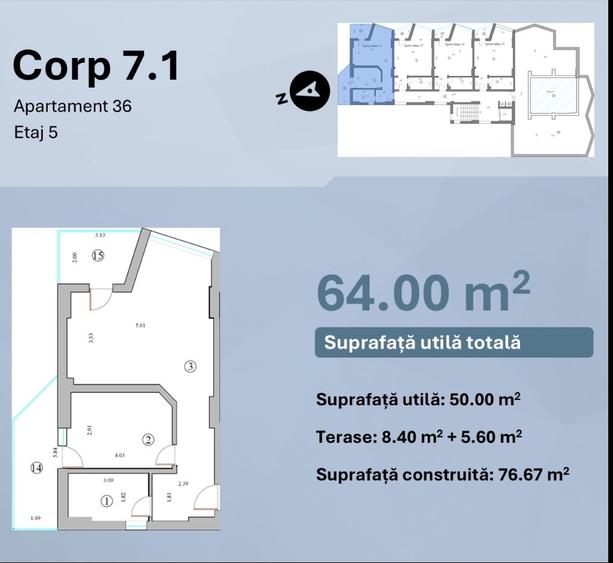 Apartament în complex cu piscină, la câțiva pași de plajă - 3